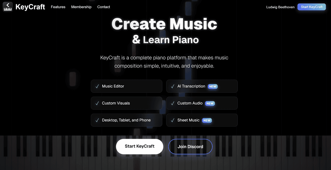 KeyCraft application screenshot